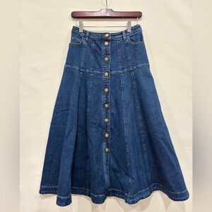 Cinq à Sept NWT Denim Midi Skirt - size 00
